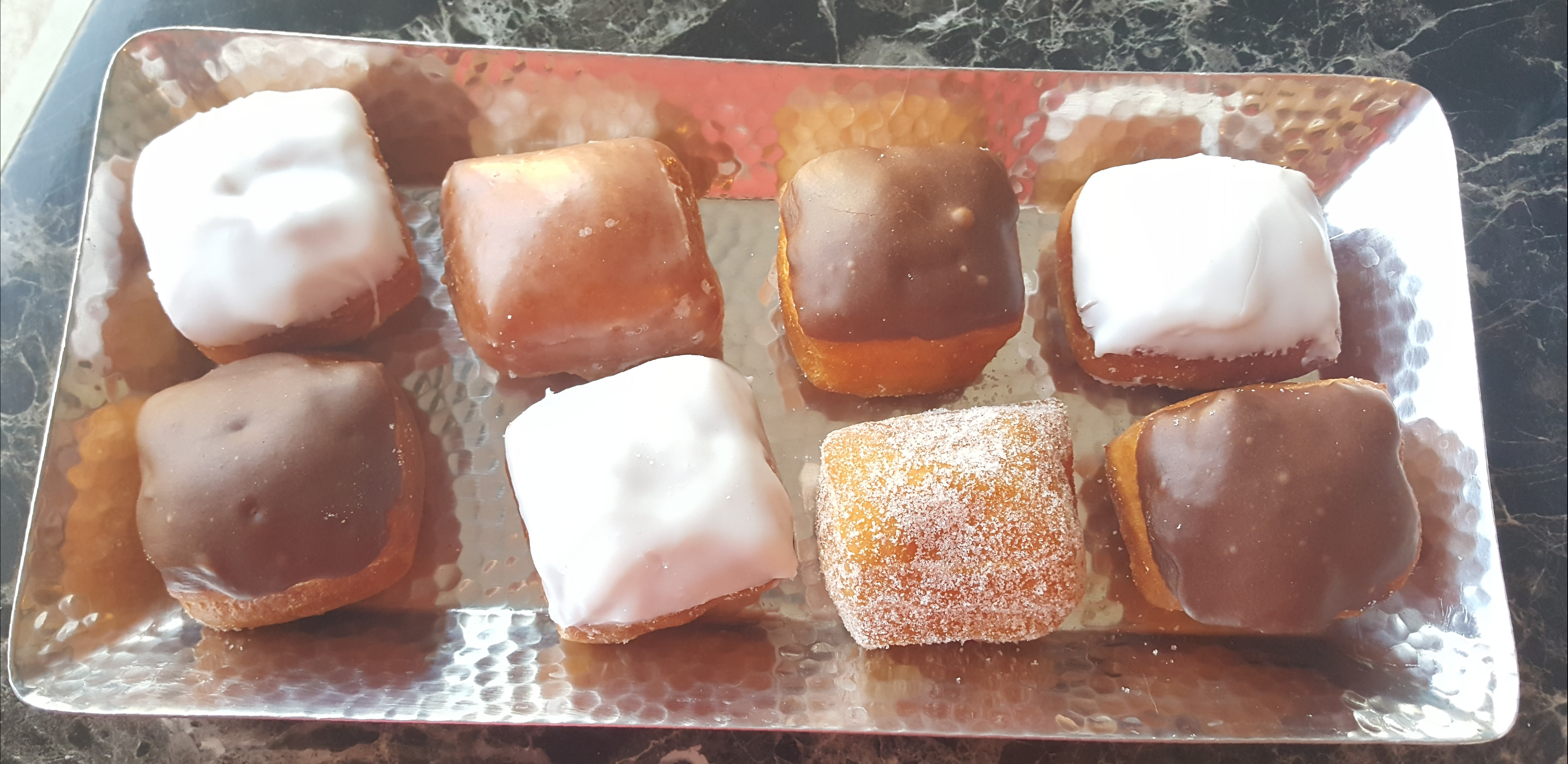 mini square donuts