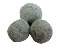Blue Powdered Cake Donut Holes Blue Powdered Cake Donut Holes
