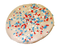 Patriotic Sprinkle Cookie Patriotic Sprinkle Cookie