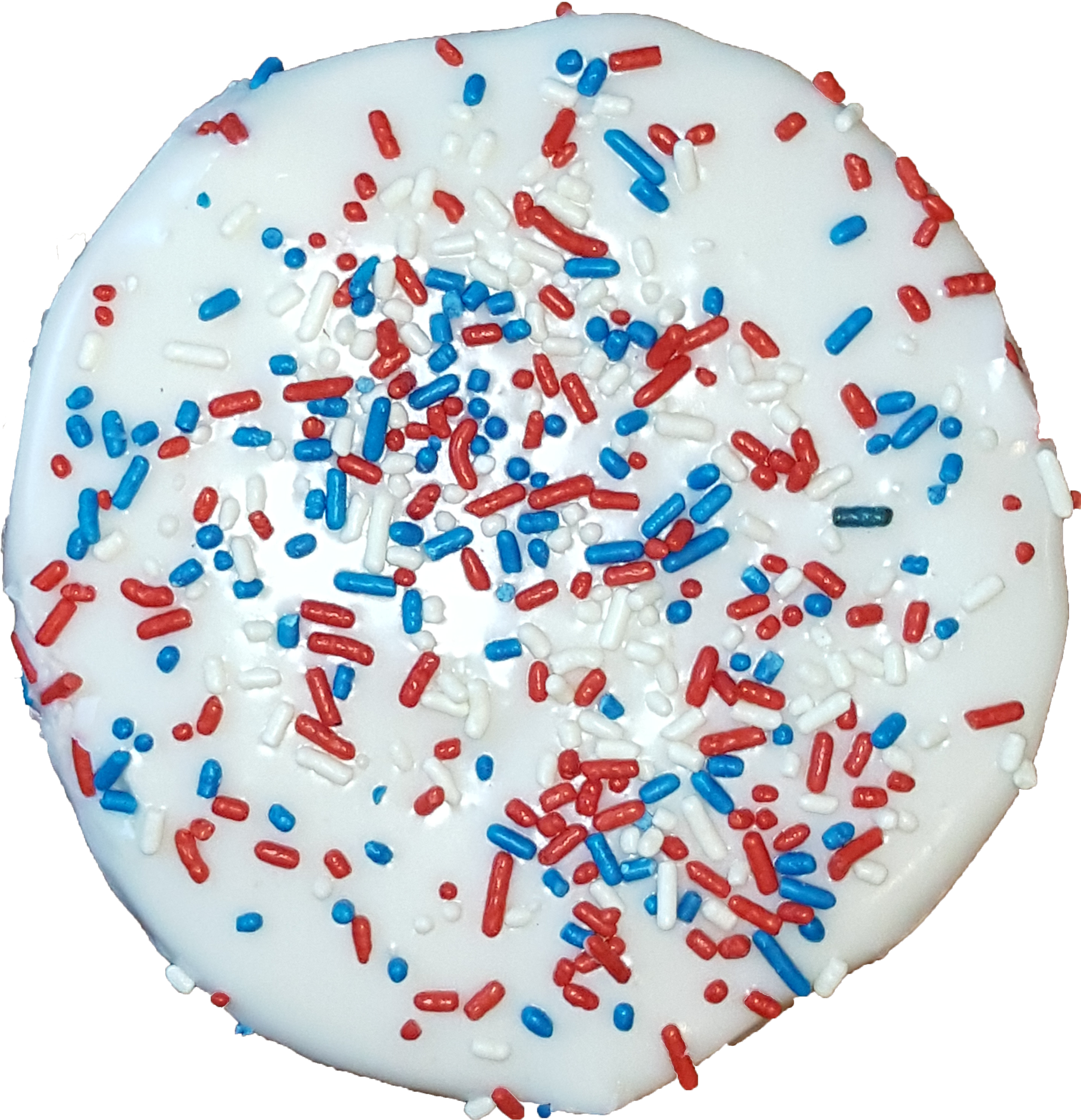 Patriotic Sprinkle Cookie