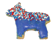 Democrat Donkey Cookie Democrat Donkey Cookie