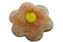 Flower Vanilla Iced Sugared Flower Vanilla Iced Sugared