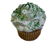 St. Patrick's Sugared Cupcake St. Patrick's Sugared Cupcake
