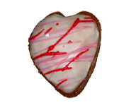 Vanilla Iced Custard Filled Heart Shaped Donut Vanilla Iced Custard Filled Heart Shaped Donut