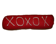 Hugs & Kisses Red Iced Long John Hugs & Kisses Red Iced Long John