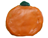 Decorated Pumpkin Cookie