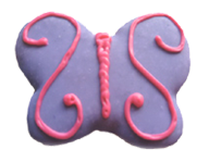 Butterfly Cookie Purple & Pink