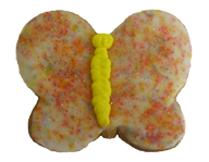 Butterfly Cookie Vanilla Iced Sugared