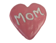MOM Heart Cookie