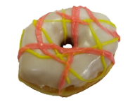 Spring Drizzled Yeast Ring Donut