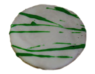 St. Patrick's Round Iced Sugar Cookie