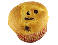 Low Fat Chocolate Chip Muffin